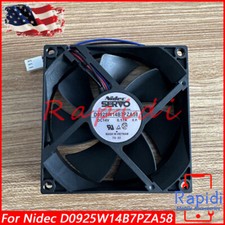 NEW For NIDEC D0925W14B7PZA58 Waterproof Cooling Fan 14V 0.17A 90*90*25mm 3-wire picture