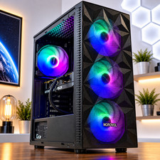 Gaming PC Desktop Computer i7 Ryzen 7 Up to 32GB RAM 2TB SSD RTX 5060 W11 WiFi picture