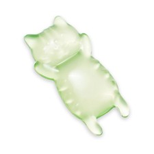Ergonomic Silicone Gel Mouse Wrist Rest Clear Cute Cat Comfort Support Green picture