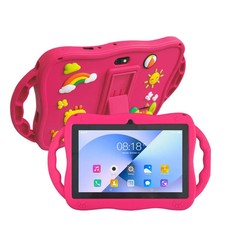 7-Inch Kids Wi-Fi Tablet 1GB+16GB Android 8 with Giraffe Case US Plug picture