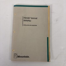 VINTAGE mountain  filesafe internal 8000 plus installations and operations picture