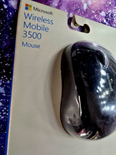 Microsoft Wireless Mobile Mouse 3500 Black USB Receiver BlueTrack picture