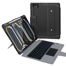 Nillkin Rugged Keyboard Case Trackpad iPad Pro 13 M4 M5 Backlit Detachable picture