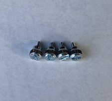 4Pcs/Set Chrome Thumb Screws 6-32 Thread for Lian Li Cases - SILVER picture