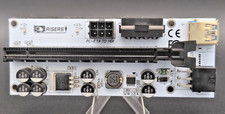 GPURisers.com 8 Capacitor PCI-E x16 USB 3.0 GPU Mining Riser - White/Black picture