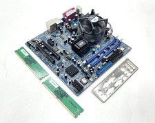 Abit LG-95Z Motherboard & CPU Combo mATX LGA 775 Intel E2140 1.60GHz 2GB DDR2 IO picture