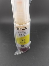 Genuine Epson T502 Yellow Standard Yield Ink Bottle  12/2028 Sealed( 3ctirl) New picture