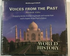 McDougal Littell Voices From The Past Audio CDs World History Patterns  picture