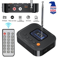 Bluetooth 6.0 Audio Receiver AUX Music Wireless Adapter with IR Remote Control picture