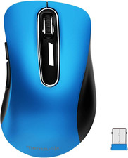 memzuoix 2.4G Portable Wireless Mouse, 1400 DPI Mobile Optical Cordless Mice wit picture