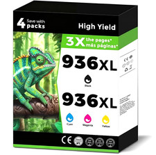 936XL (936e) Ink Cartridges Combo Pack Replacement for HP OfficeJet Pro Series picture
