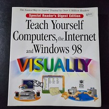 Teach Yourself Computers The Internet and Windows 98 Visually - Paperback Manual picture