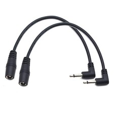 Saphue 2pcs 3.5 Postive Tip Power Supply Converter for Electro Harmonix Black  picture