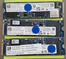 *LOT OF 3* Intel Optane Memory H10/H20 512GB NAND NVMe SSD M.2 2280 picture