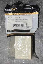 BOX OF 10 - Signamax SMKL-1 Light Ivory 1-Port Surface Mount Multimedia Box picture