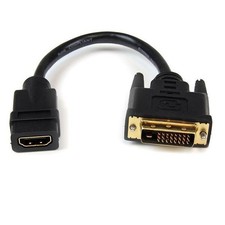 StarTech.com HDDVIFM8IN HDMI TO DVI-D ADAPTER - F/M 8in to Video Cable Adapt ~E~ picture