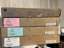 NEW Konica Minolta TN328 Cartridges Set TN328K TN328C TN328M TN328Y OPEN BOXES picture