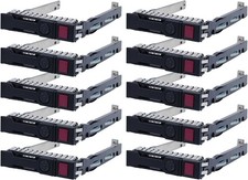 10-Pack Hard Drive Tray Caddy 2.5 SSD Caddy 651687-001 651699-001 Hard Drive picture