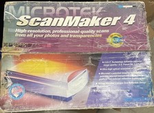 MICROTEK MRS-1200TP ScanMaker 4 USB Flatbed Scanner In It’s Original Package Box picture