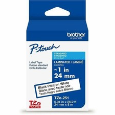 Brother P-touch TZe Laminated Label Tape TZE251G picture
