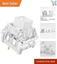 Mechanical Keyboard Switches Box White 36pcs Waterproof 45gf Click Tactile picture