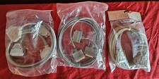 Vintage Computer Cable Lot RS-232 DB25 Serial Parallel Printer Cables NEW & USED picture