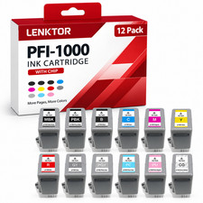 PFI-1000 12PK 80ML 12 Color Photo Ink Replacement fit for imagePROGRAF PRO-1000 picture