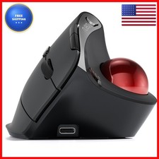 Nulea M506 Wireless Trackball Mouse 54° Vertical Ergonomic picture