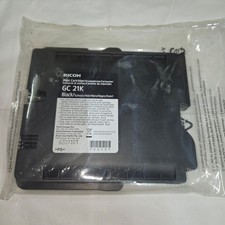 Genuine Ricoh GC21K Black Ink Cartridge 405532 GX3000 GX3050 GX5050 picture