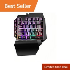 Guiheng Wired Keyboard Rainbow LED Black picture