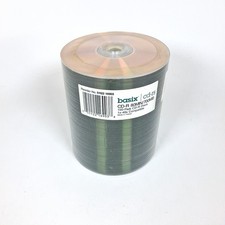 Basix CD-R 700MB 80 Minute Discs 48x Compatible 100 Pack New Sealed picture