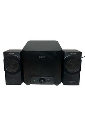 Sony Computer Speaker System with Subwoofers SRS-D4 Sound Audio Adjust Working picture