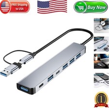 Aluminum 7-in-1 USB C Hub: High-Speed Connectivity for Your Devices picture