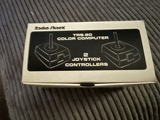 Radio Shack TRS-80 Color Computer Joystick Controllers Box Only- Pristine  picture