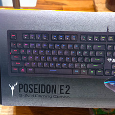 GAMDIAS Poseidon E2 3-in-1 Wired RGB Gaming Keyboard Mouse Headset QWERTY picture