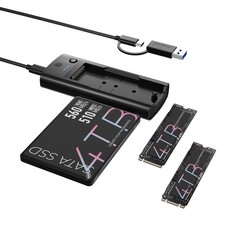 M.2 NVMe/SATA & 2.5”/3.5” Hard Drive Docking Station, ICY BOX SATA to USB Ada... picture