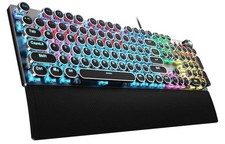 AULA F2088 Retro Mechanical Keyboard RGB with rest. picture