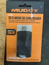 Muddy 4-In-1 SD & Micro SD Card Reader, Use on Smartphone or Tablet picture