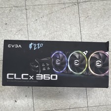EVGA CLCx 360 Liquid Cooler Black Multicolor LCD Display 400-HY-CX36-V1 picture
