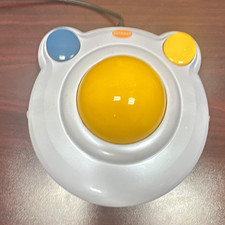 AbleNet BIGtrack 2 Wired Ergonomic Trackball Mouse 2-Button 200 DPI W/Y/B picture