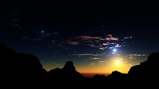 Landscape sky Custom Gaming Mat Desk picture