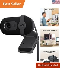 Streamline Your Setup with Brio 101 1080p Webcam - Eco-Friendly Design Included picture