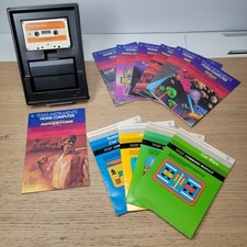 LOT 11 Texas Instruments Home Computer Manuals & Adventure Cartridge Casette picture