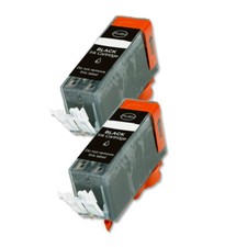2 BLACK Replacement Ink + chip for PGI-225BK MG5120 MG5220 MG5320 MX882 MX892 picture