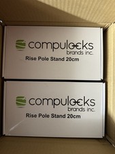 Lot of 4, Compulocks Rise Pole Stand 20cm TCDP01-BM Black – Mount – NEW picture