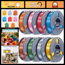 Silk PLA+ Filament 1.75mm, 250g Spool for 3D Printing, High-Quality Material picture
