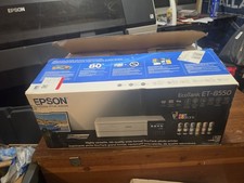 New Epson EcoTank Photo ET-8550 Color Inkjet All-In-One Printer - White picture