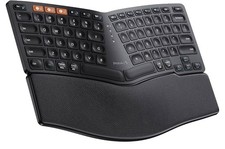 ProtoArc EK04 Mini Compact Wireless Ergonomic Keyboard - Black picture