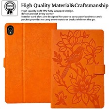 Flower Leather Wallet Case for Samsung Galaxy Tab S11 A11+ S10 A9 Stand Cover picture