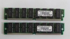 Lot of 2 72-Pin SIMM 32MB EDO RAM Sticks Nanya #980-7 picture